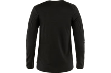 Image of Fjallraven Abisko Wool Long Sleeve - Womens, Black, Extra Large, F84102-550-XL
