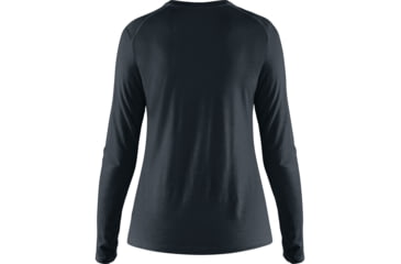 Image of Fjallraven Abisko Wool LS - Womens, Dark Navy, Small, F84102-555-S
