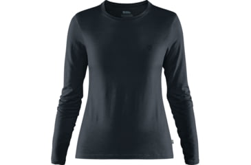 Image of Fjallraven Abisko Wool LS - Womens, Dark Navy, Small, F84102-555-S