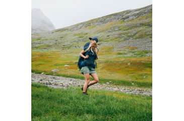 Image of Fjallraven Abisko Wool Short Sleeve - Womens, Dark Navy, Extra Small, F84101-555-XS