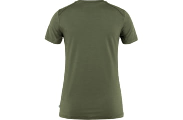 Image of Fjallraven Abisko Wool Short Sleeve - Womens, Laurel Green, Extra Large, F84101-625-XL
