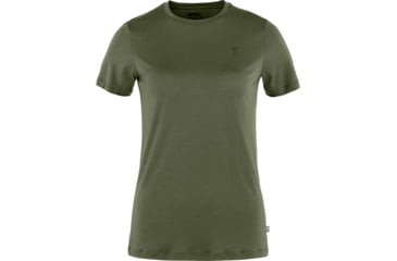 Image of Fjallraven Abisko Wool Short Sleeve - Womens, Laurel Green, Extra Large, F84101-625-XL