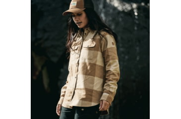 Image of Fjallraven Canada Shirt - Womens, Buckwheat Brown-Light Beige, Small, F90835-232-191-S