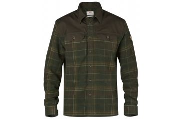 Image of Fjallraven Granit Shirt - Men's-Green-XX-Large