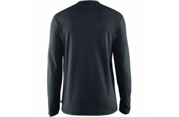 Image of Fjallraven Greenland Re-Cotton Buttoned Long Sleeve - Mens, Dark Navy, Large, F87213-555-L