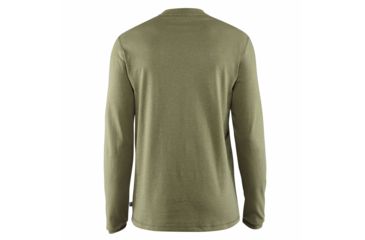 Image of Fjallraven Greenland Re-Cotton Buttoned Long Sleeve - Mens, Green, Small, F87213-620-S