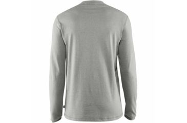 Image of Fjallraven Greenland Re-Cotton Buttoned Long Sleeve - Mens, Grey, Medium, F87213-20-M