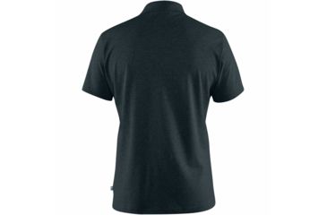 Image of Fjallraven Greenland Re-Cotton Polo Shirt - Mens, Dark Navy, 2XL, F87215-555-XXL