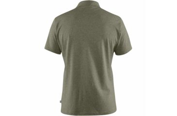 Image of Fjallraven Greenland Re-Cotton Polo Shirt - Mens, Green, Small, F87215-620-S