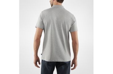 Image of Fjallraven Greenland Re-Cotton Polo Shirt - Mens, Grey, Medium, F87215-20-M