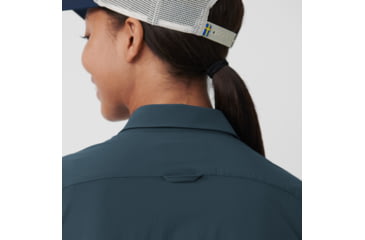 Image of Fjallraven High Coast Lite Short Sleeve Shirt - Womens, Navy, Small, F87037-560-S
