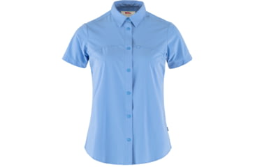 Image of Fjallraven High Coast Lite Short Sleeve Shirt - Womens, Ultramarine, Small, F87037-537-S