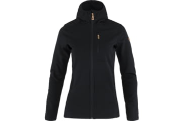 Image of Fjallraven Keb Fleece Hoodie - Womens, Black, Medium, F89765-550-M