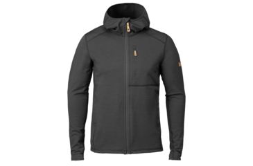 Image of Fjallraven Keb Fleece Hoodie - Womens, Dark Grey, Extra Small, F89765-30-XS
