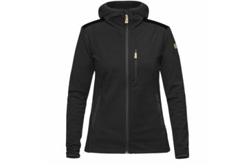 Image of Fjallraven Keb Fleece Hoodie - Womens, Dark Grey, Large, F89765-30-L