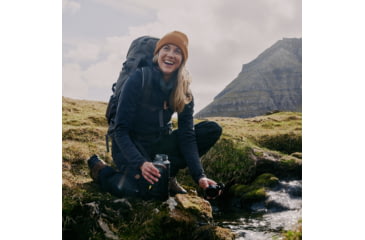 Image of Fjallraven Keb Fleece Hoodie - Womens, Dark Navy, Extra Small, F89765-555-XS