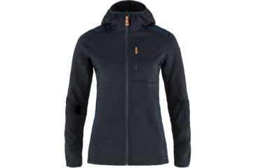 Image of Fjallraven Keb Fleece Hoodie - Womens, Dark Navy, Extra Small, F89765-555-XS