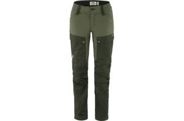 Image of Fjallraven Keb Trekking Trousers - Womens, Short Inseam, Deep Forest/Laurel Green, 42/Short, F86706-662-625-42/S
