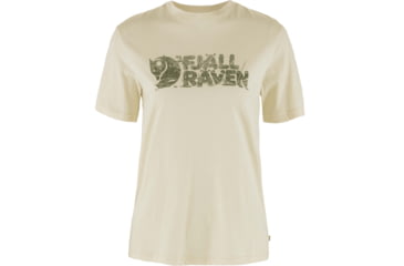 Image of Fjallraven Lush Logo T-Shirt - Women's, Chalk White, Small, F14600165-113-S