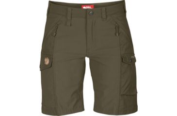Image of Fjallraven Nikka Shorts Womens, Dark Olive, 36 F89238-633-36