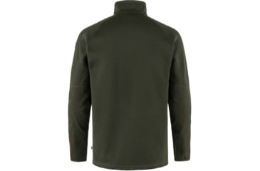 Image of Fjallraven Ovik Fleece Half Zip - Mens, Deep Forest, Small, F87154-662-S