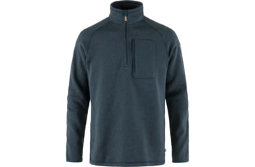 Image of Fjallraven Ovik Fleece Half Zip - Mens, Navy, 2XL, F87154-560-XXL