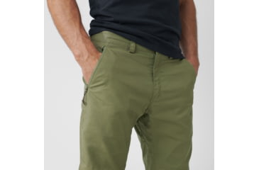 Image of Fjallraven Vardag Trousers - Men's, 44 in, Short, Green, F86666-620-44/S