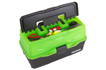 Image of Flambeau 3 Tray Classic Tackle Box, Frost Green/Black, 6383FG