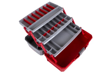 Image of Flambeau 3 Tray Classic Tackle Box, Red/Gray, 6383TB