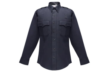 Image of Flying Cross Deluxe Tactical Long Sleeve Shirt w/ Com Ports - Men's, LAPD Navy, 17in Neck, 36/37in Sleeve, 48W39861703637