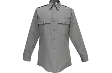 Image of Flying Cross Deluxe Tropical Long Sleeve Shirt - Men's, Slate Gray, 17in Neck, 34/35in Sleeve, 46W66911703435