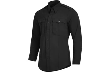 Image of Flying Cross Prime Flex Long Sleeve Hybrid Shirt - Mens, Black, Large, Regular, FLC-PS1020VS10LARGEREG