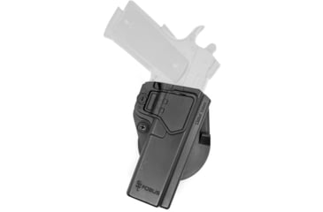 Image of Fobus 1911 PRO Reinforced Polymer OWB Paddle Holster, Right Hand, Black, 1911PRO