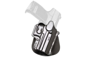 Image of Fobus Injection Molded Polymer OWB Paddle Holster, Heckler &amp; Koch USP Compact, Ruger SR9, Ruger SR9c, Rotating, Black, HK-1RT