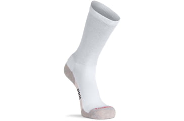 Image of Fox River Her Diabetic Plus Lightweight Crew Sock - Womens, White/Grey, Medium, 158154