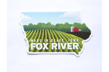 Image of Fox River Made In Iowa Sticker 0AF3C4DF, 139004