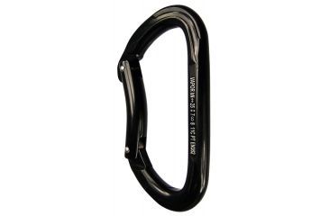 Image of Fusion Vapor Bent Caribiner, Black, FP-8122B-BG