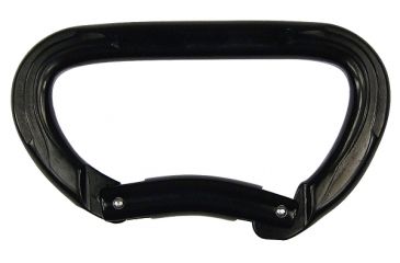 Image of Fusion Vapor Bent Caribiner, Black, FP-8122B-BG