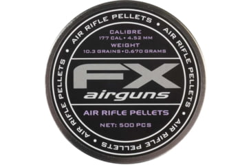 Image of FX Air Rifle Pellets, .177 Caliber, 10.34 Grain, 500 Rounds, FXP917671-DEMO