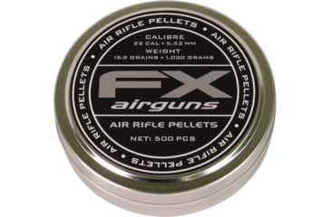 Image of FX Air Rifle Pellets, .22 Caliber, 15.89 Grain, 500 Rounds, FXP917602
