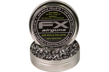 Image of FX Air Rifle Pellets, .22 Caliber, 18.13 Grain, 500 Rounds, FXP917619