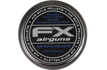 Image of FX Air Rifle Pellets, .22 Caliber, 25.4 Grain, 350 Rounds, FXP917688