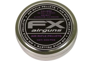 Image of FX Air Rifle Pellets, .25 Caliber, 33.95 Grain, 300 Rounds, FXP917633