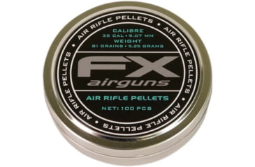 Image of FX Air Rifle Pellets, .35 Caliber, 81 Grain, 100 Rounds, FXP917657