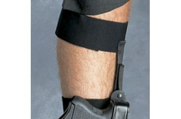Image of Galco Ambidextrous Ankle Calf Strap Holster, Black, ACSB
