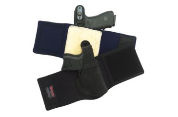 Image of Galco Ankle Lite Ankle Holster - AL160B, Black, Charter Arms - Undercover 2 Inch, Right, Handed