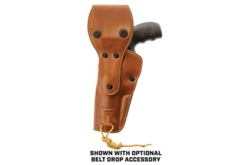 Image of Galco Big Iron Belt Holster, Colt Python 5in, Smith &amp; Wesson L Frame M686 Plus 5in, Right Hand, Tan, BI366