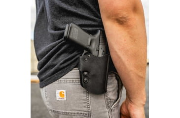Image of Galco Blakguard Belt Holster, Glock 43, Black, Left, BG801RB