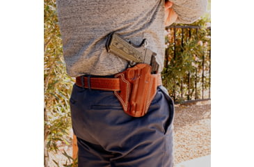 Image of Galco Combat Master 2.0 Premium Steerhide Springfield Armory Hellcat Pro OWB Belt Holster