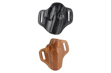 Image of Galco Combat Master Belt Holster, Leather, Black, Tan